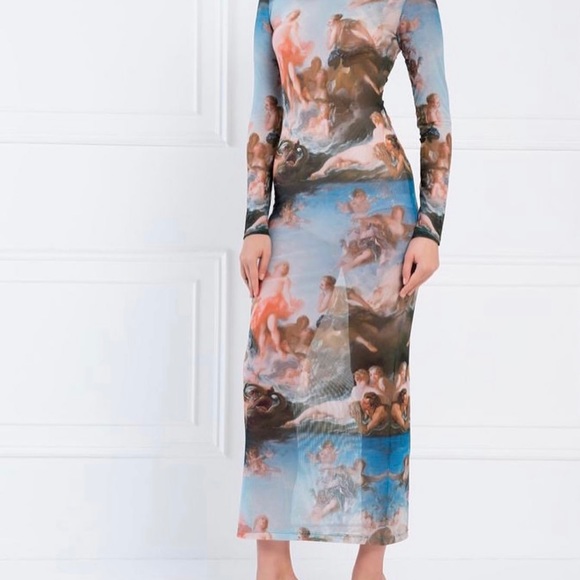 Venetian mesh dress - Picture 3 of 3